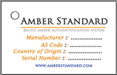 amber authenticity tag label by amber standard